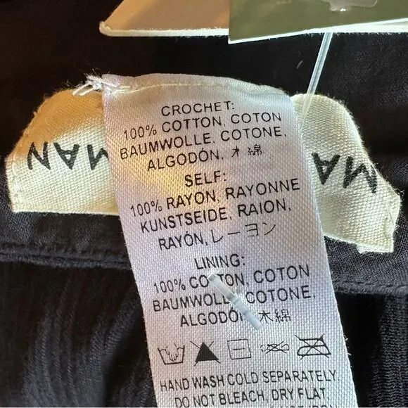 Mara Hoffman Swim Starbasket Black Maxi Dress Size Small - Picture 9 of 16